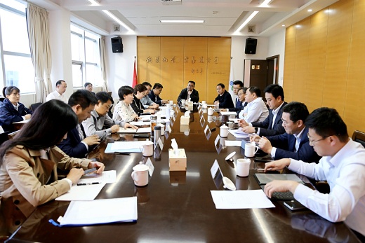 襄陽市領導率隊來集團公司考察