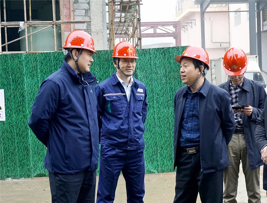 市領導來安納達督導橫港化工園區水環境提升工作