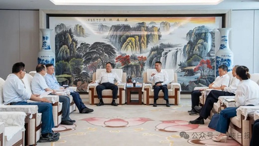 熊征宇陳紅輝與萬華化學廖增太銅化集團吳亞座談