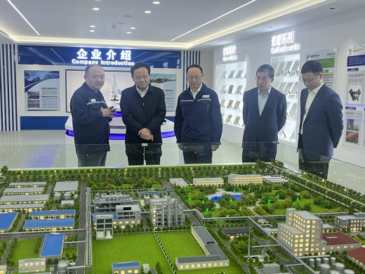 省科技廳巡視員來瑞嘉嘉合公司調研