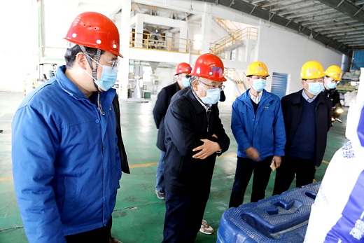 胡啟生率隊來公司開展專題調研時要求銅化集團要當“三好生”